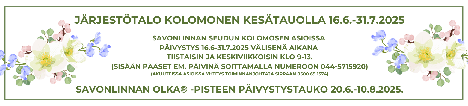 kesäsulku banneri